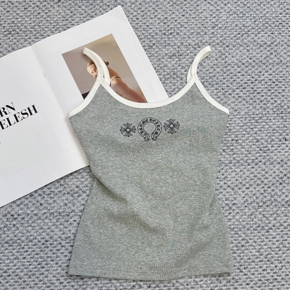 Chrome Hearts Black and White Tank Top - Picture 1 of 10